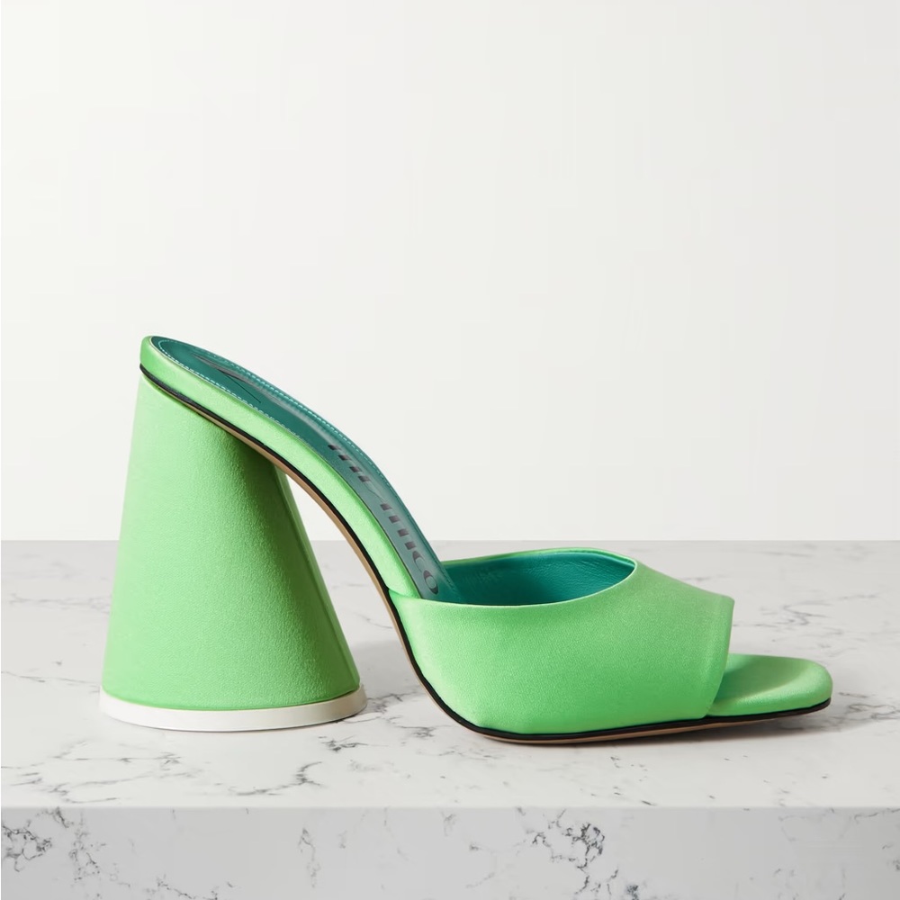 The Attico satin mules